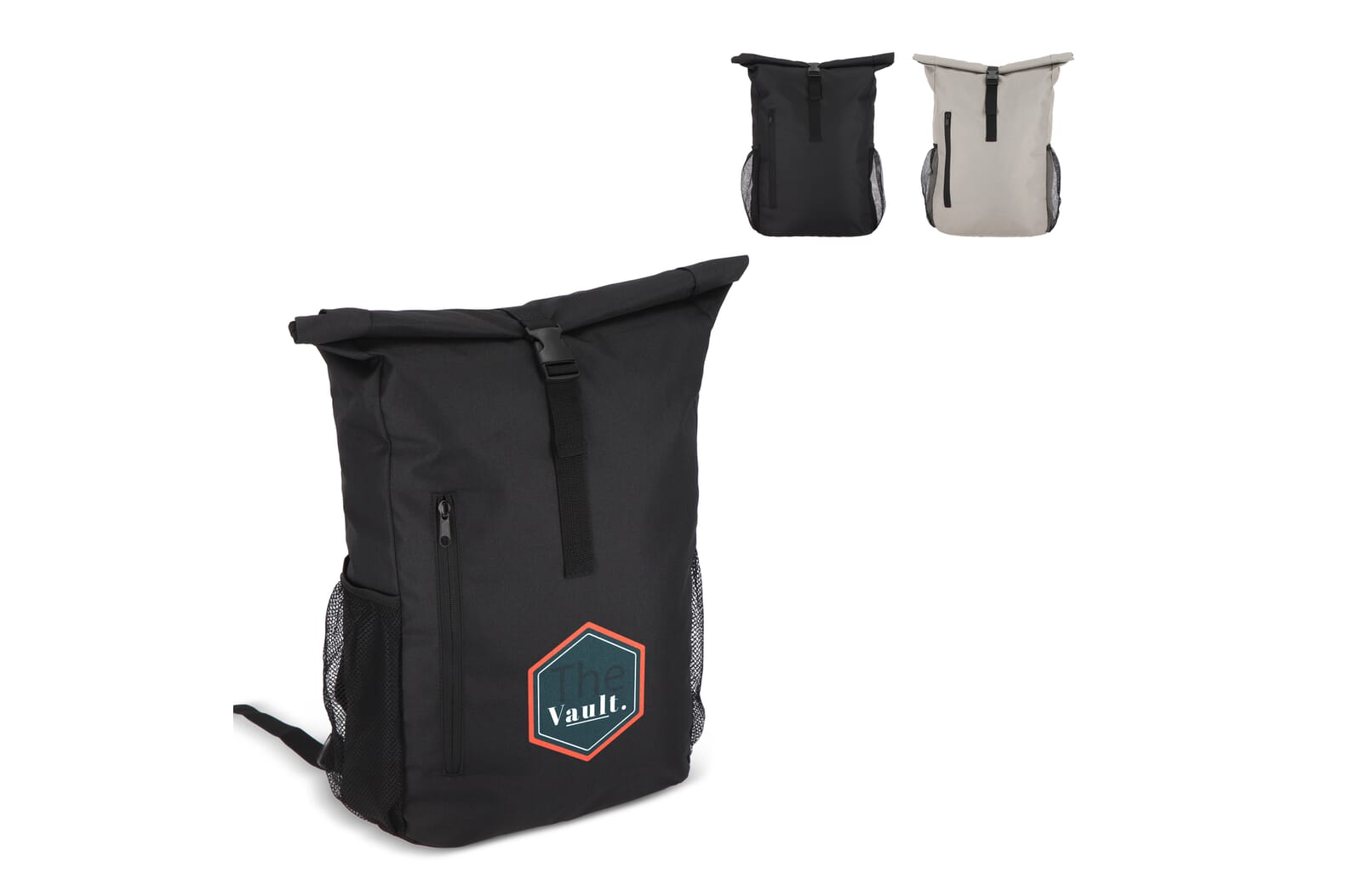 Fahrradrucksack Rolltop aus recyceltem PET - Gardelegen
