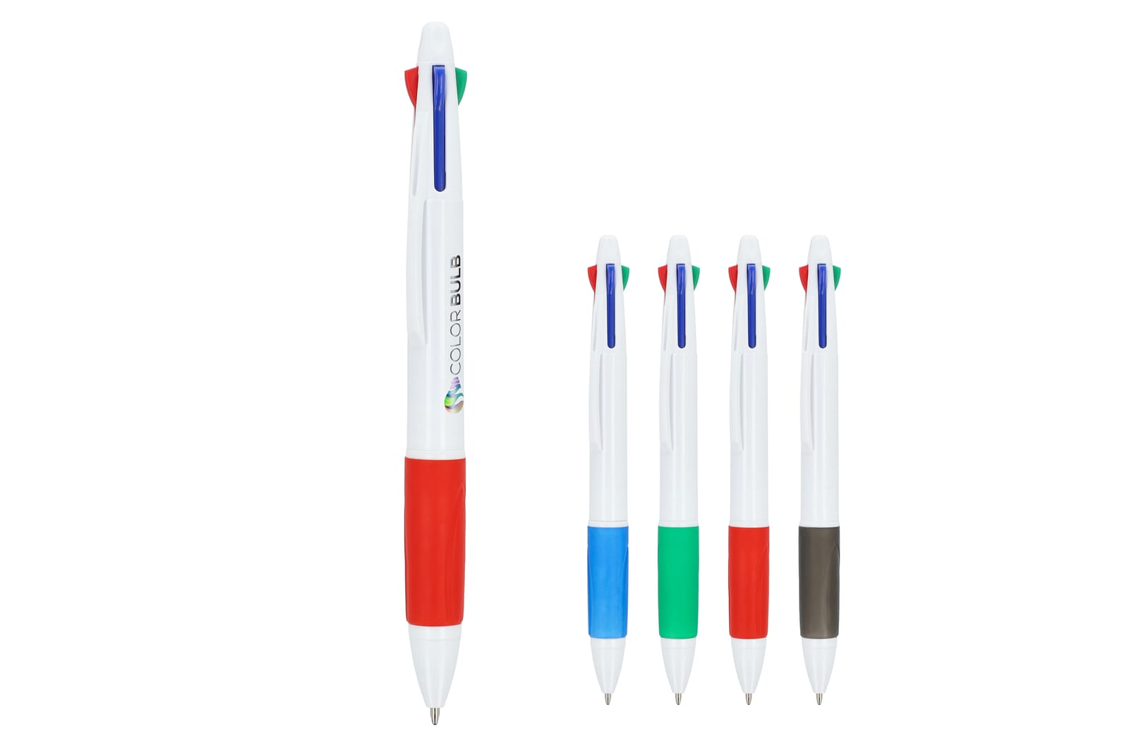 4-color ballpoint pen with grip