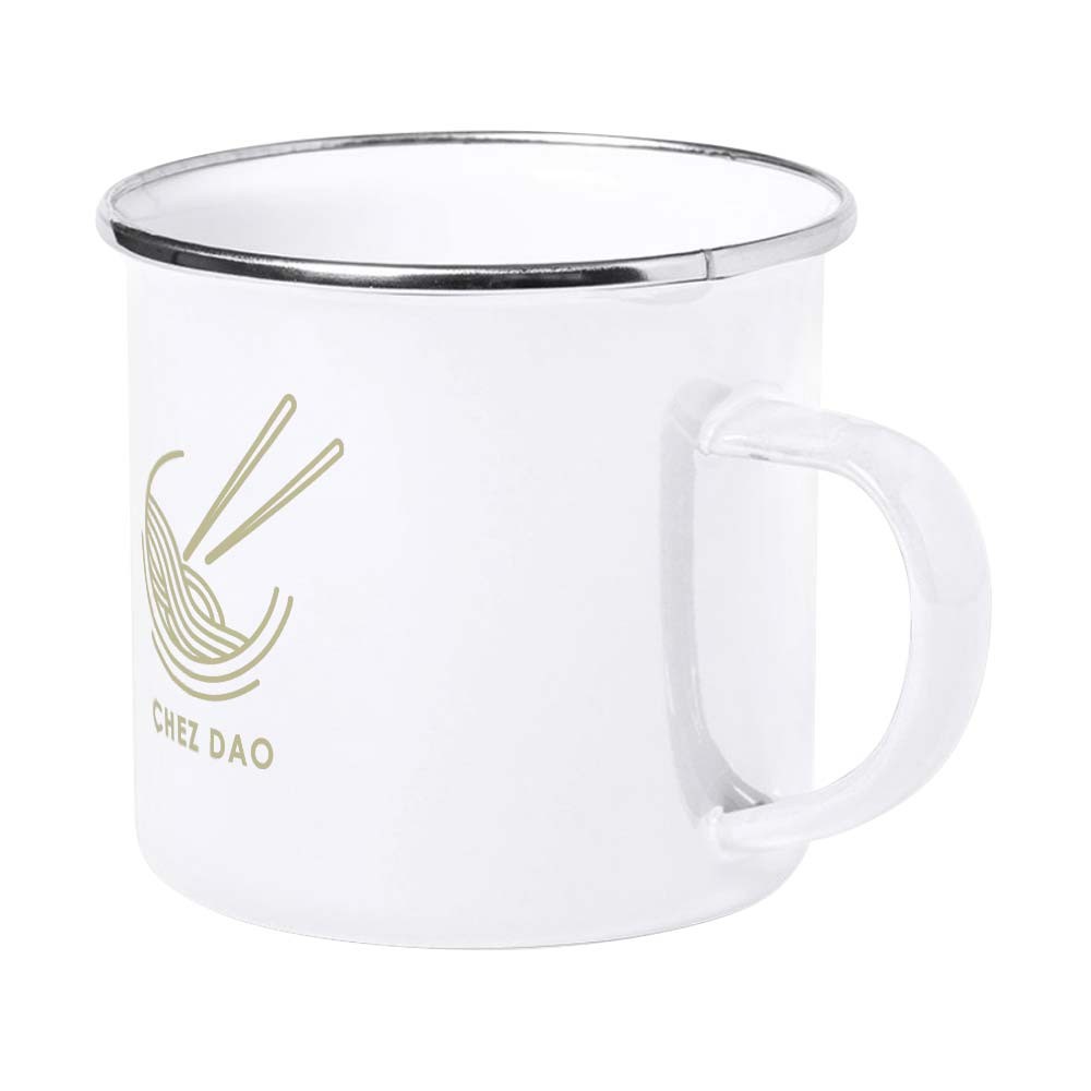 Retro Charm Metal Mug - Letcombe Regis