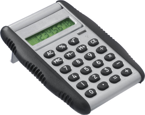 Automatic Opening Lid Eight-Digit Calculator with Rubber Sides - East Kilbride