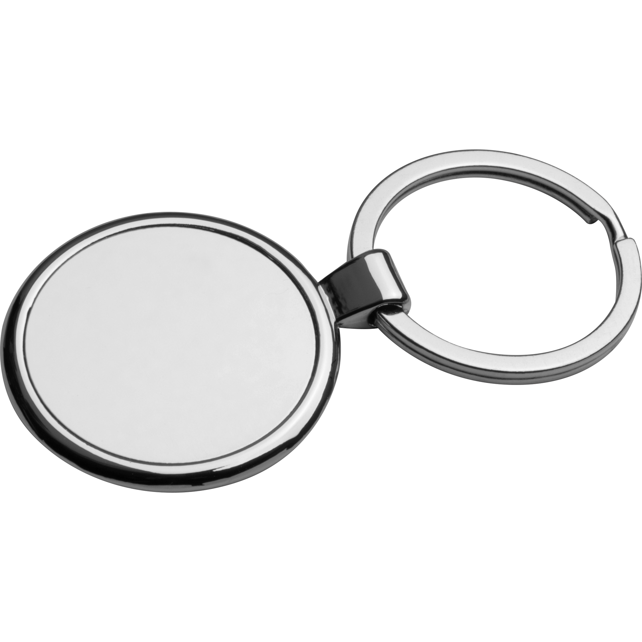 Engraved Chrome Keychain - Halsall