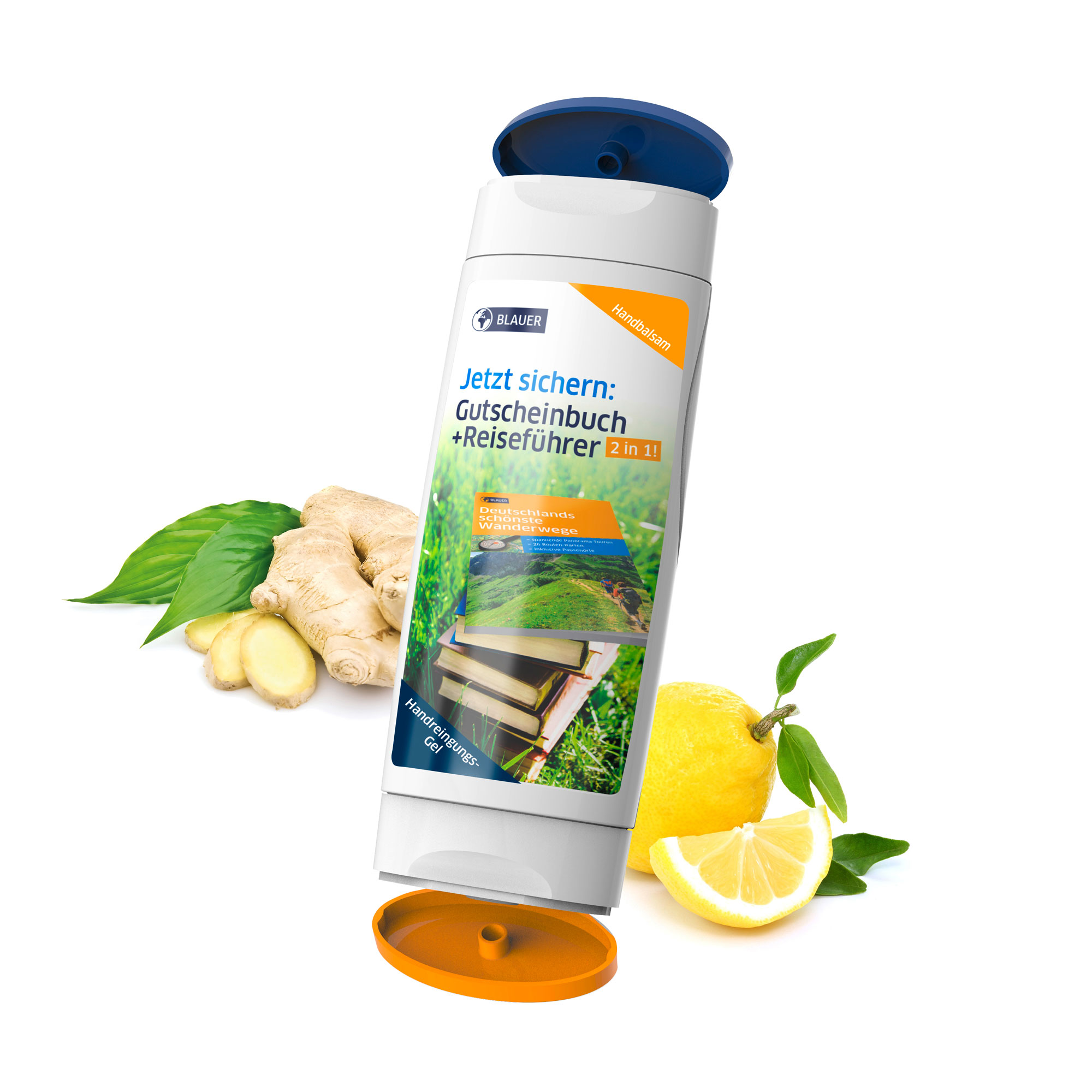 Hand Balm and Cleansing Gel Set - Ginger & Lime - Olney