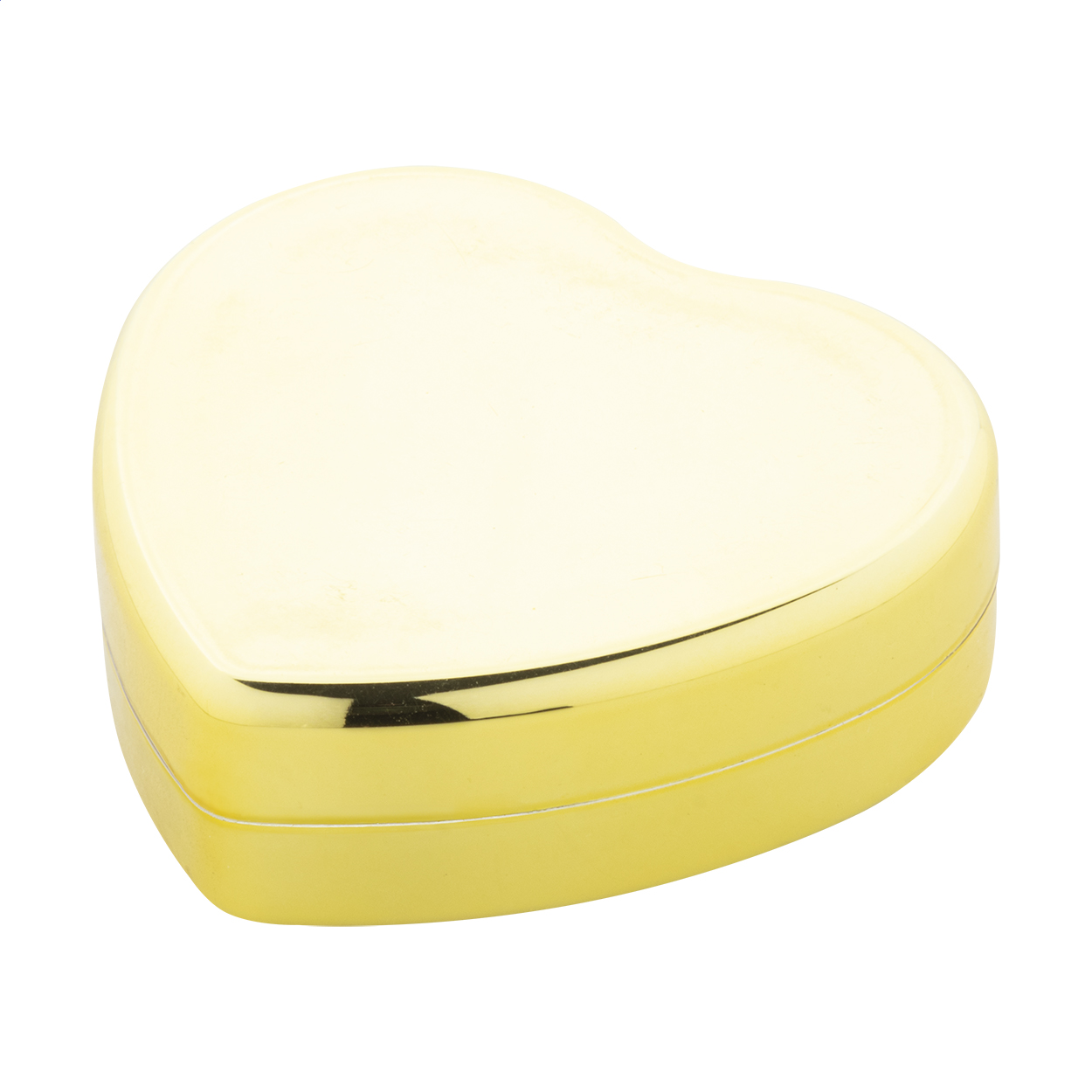 Labicor heart shaped vanilla SPF15 lip balm, recycled ABS, with logo