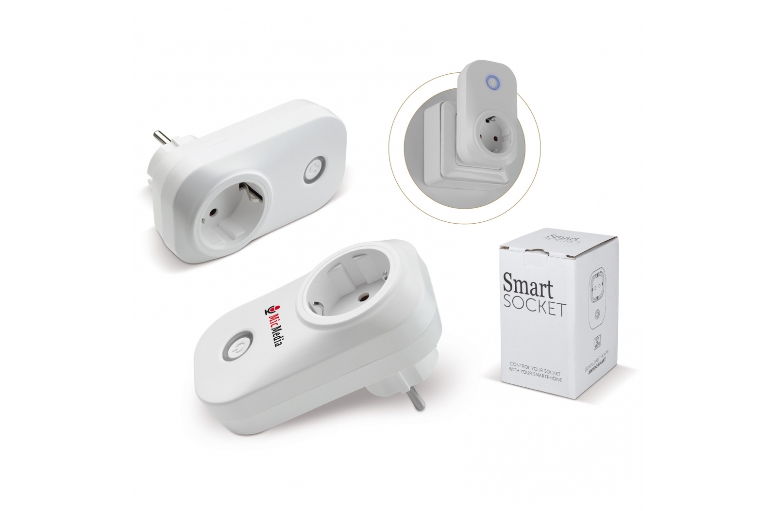 A smart socket that operates via Wi-Fi and has a timer function - Hall Green