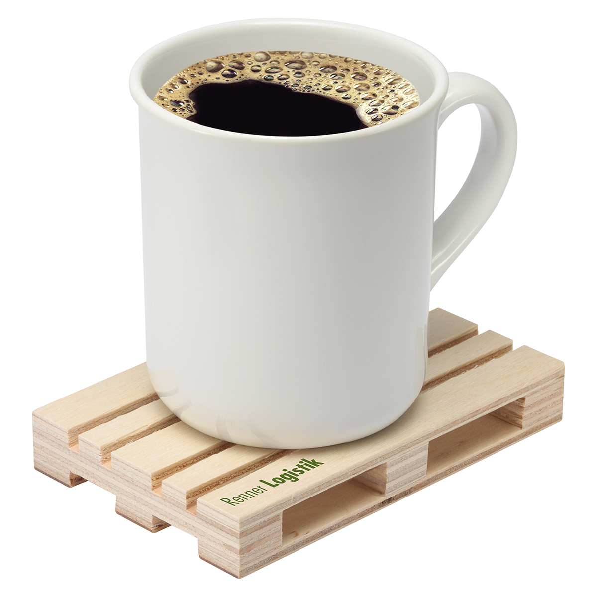 Wooden Coaster Natural Canvas - Winchester