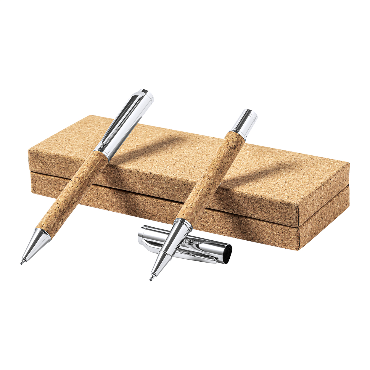 Cork Elegance Pen Set - Dalby printed with logo