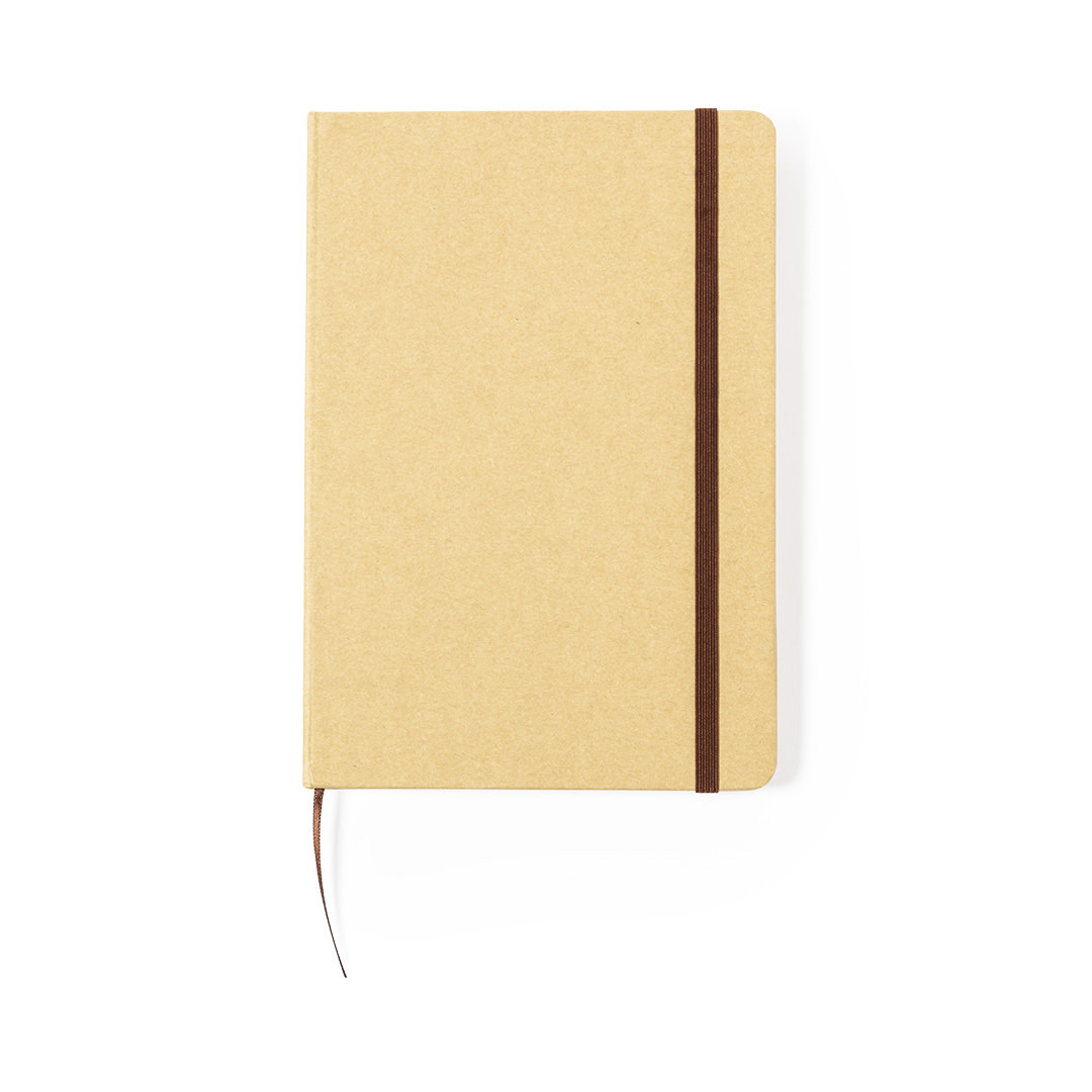 A5 Notizbuch mit Hardcover aus recycelter Pappe - Halle