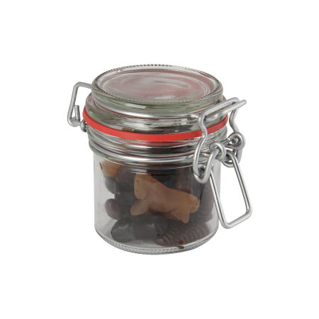 Small Weck Jar with Sweets and Colour Label - Llanidloes