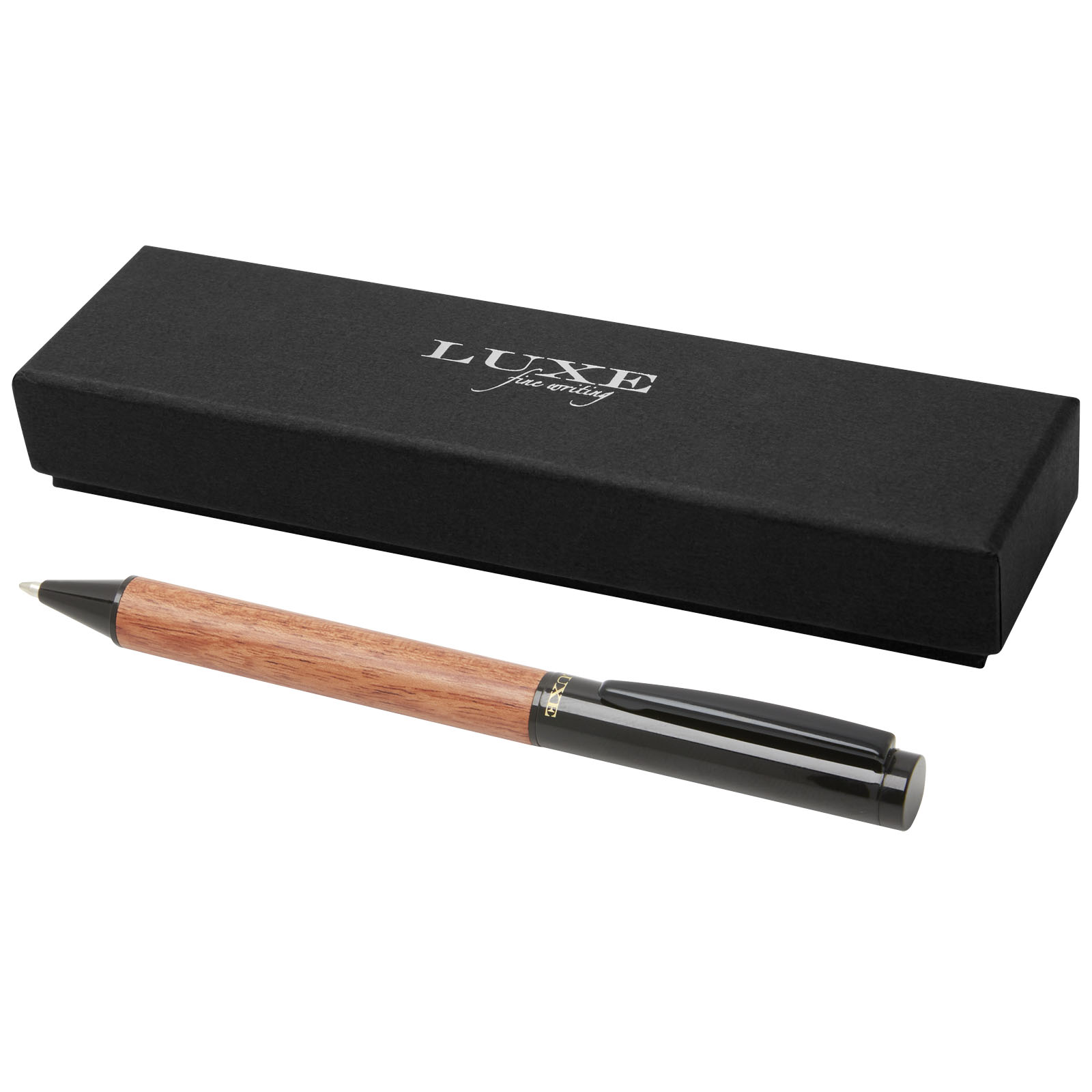Luxus-Holzkugelschreiber mit Drehmechanismus