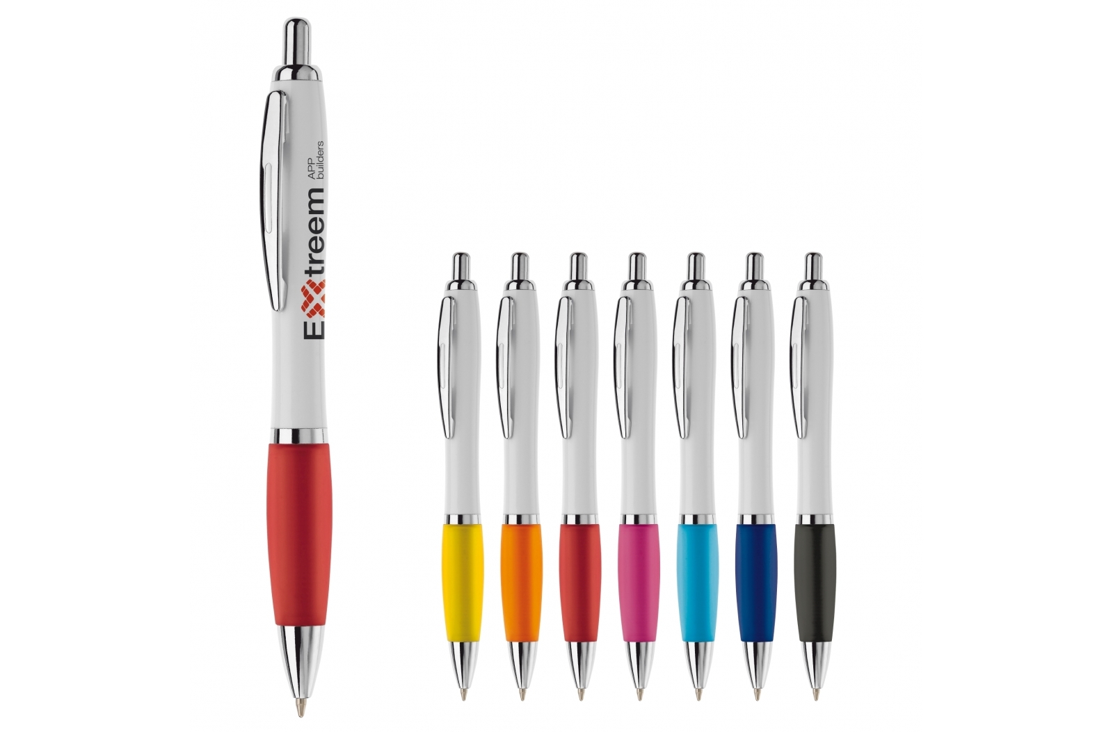 Metallic Blue Jumbo Ball Pen - Burwell - Caldicot