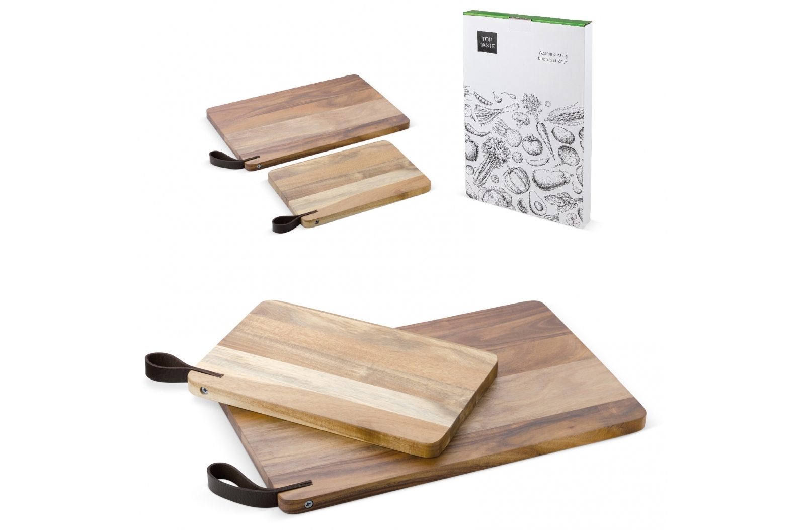 Acacia Wood Cutting and Serving Boards - Barford