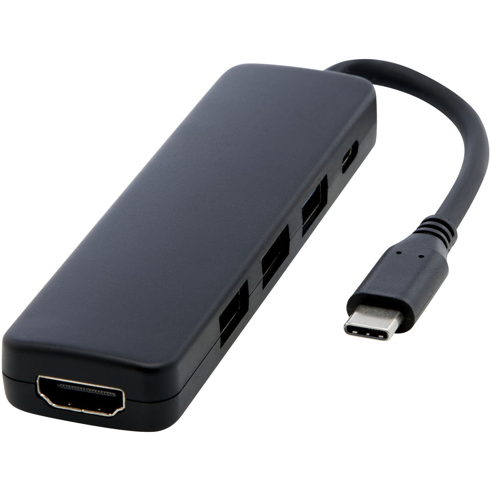 Loop RCS Multimedia Adapter made from Recycled Plastic with USB 2.0-3.0 and HDMI Port - Ivinghoe