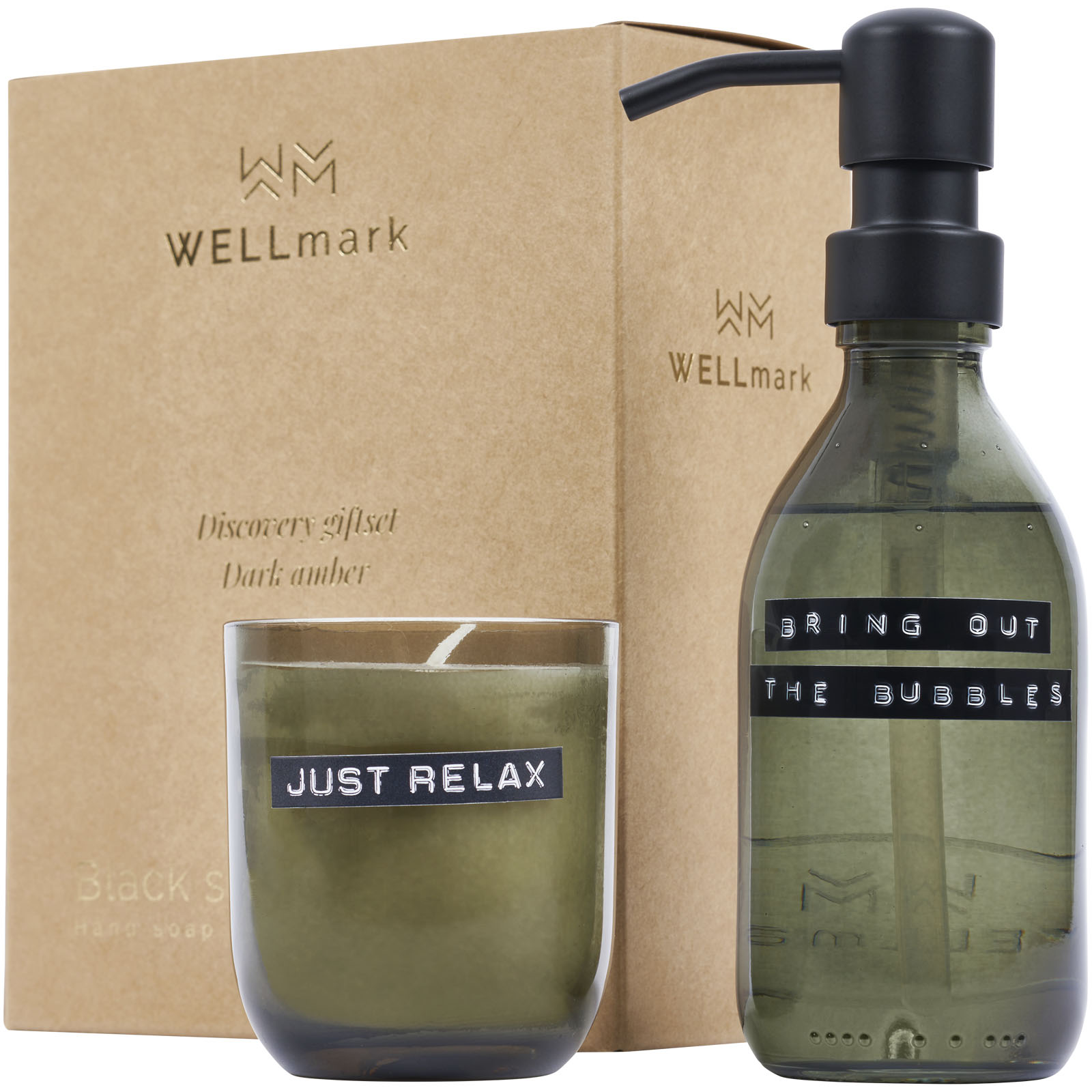AmberLux Hand Soap and Scented Candle Set - Chiddingly - Great Wyrley