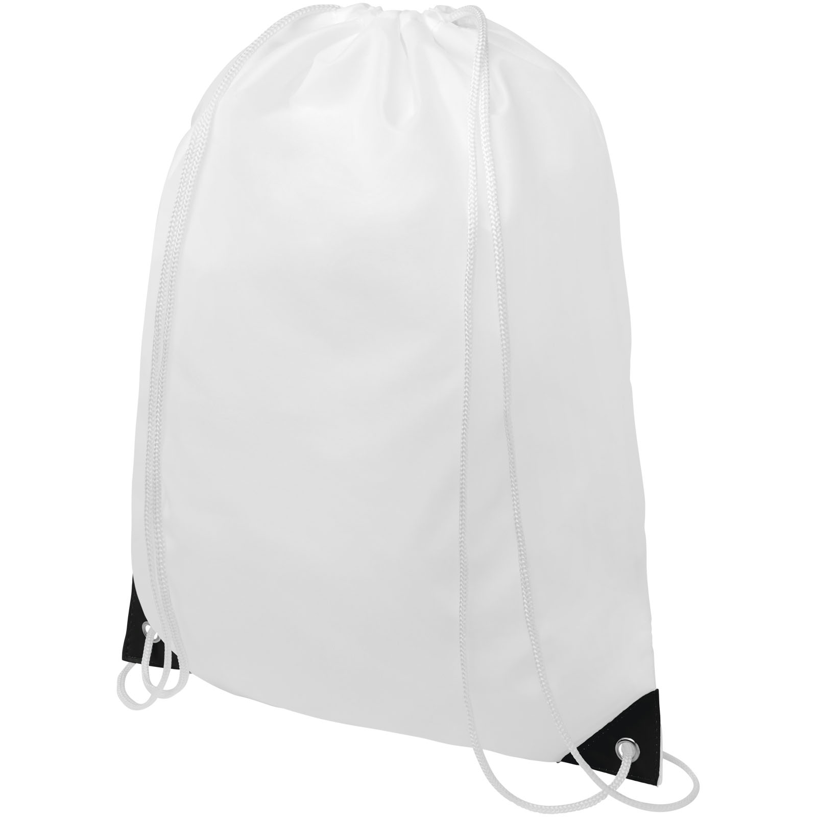 White Drawstring Backpack with Reinforced Corners - New Alresford