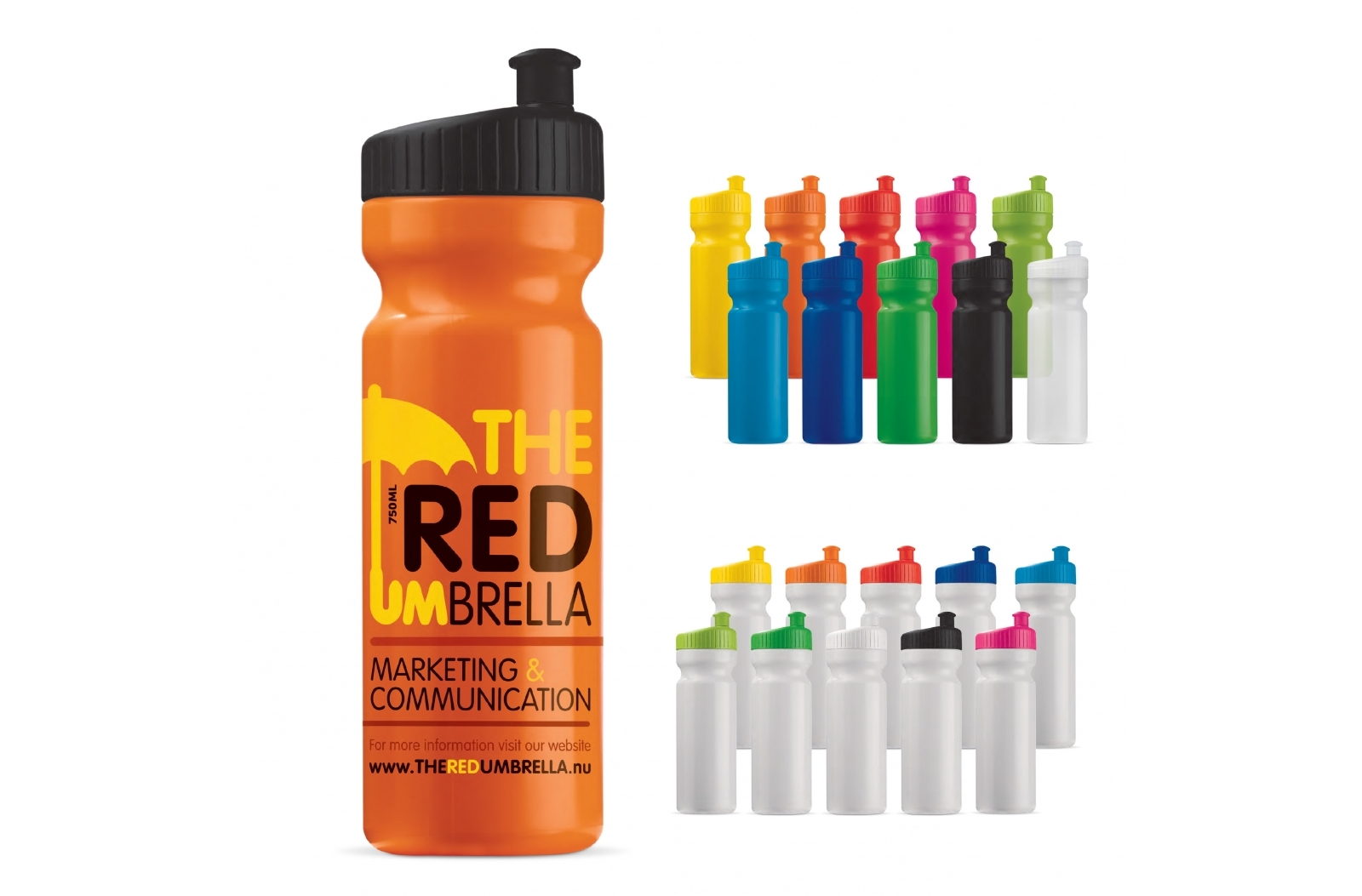 High Quality Sports Bottle with Ergonomic Cap - Sefton