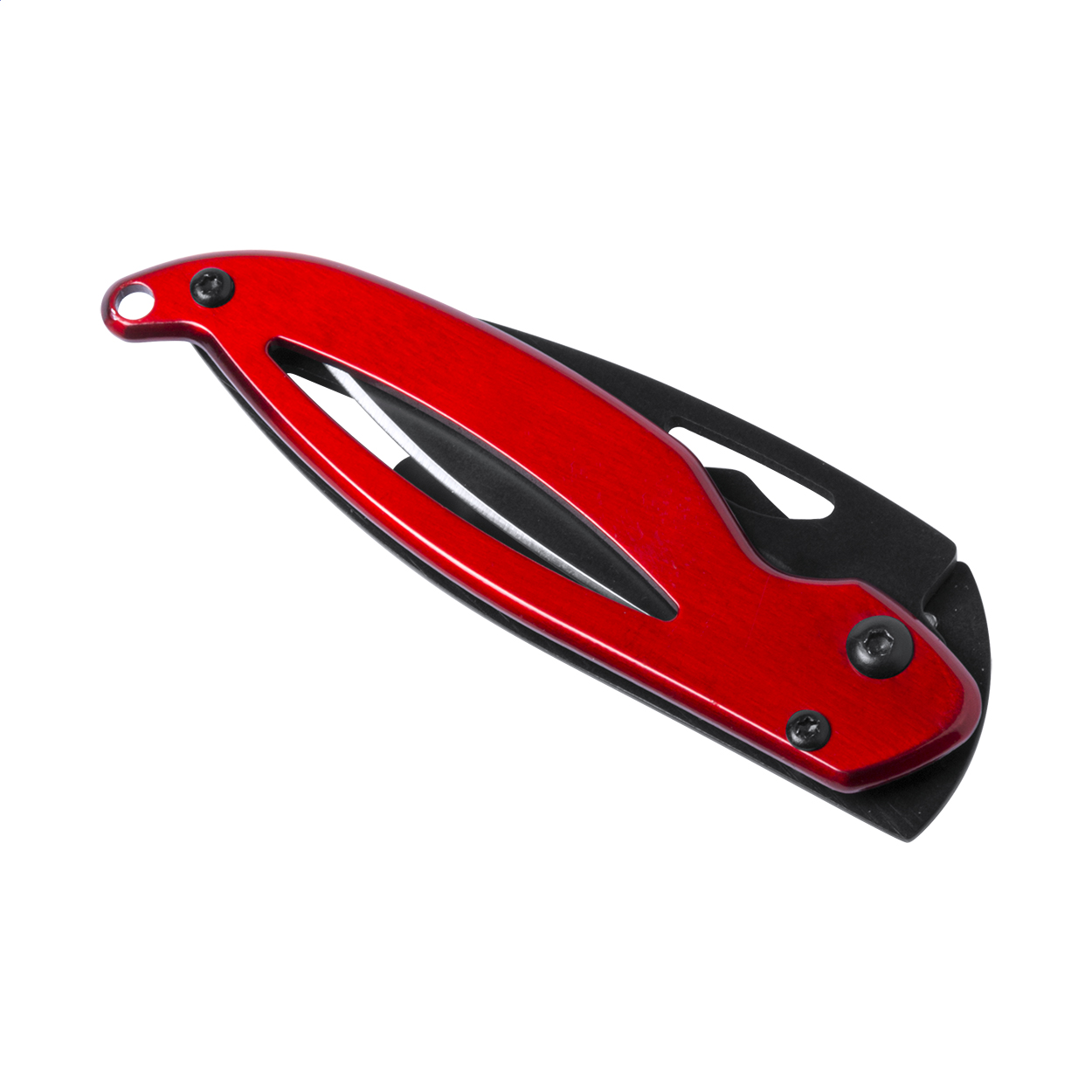 Mingus stainless steel pocket knife with safety lock and logo printed with logo