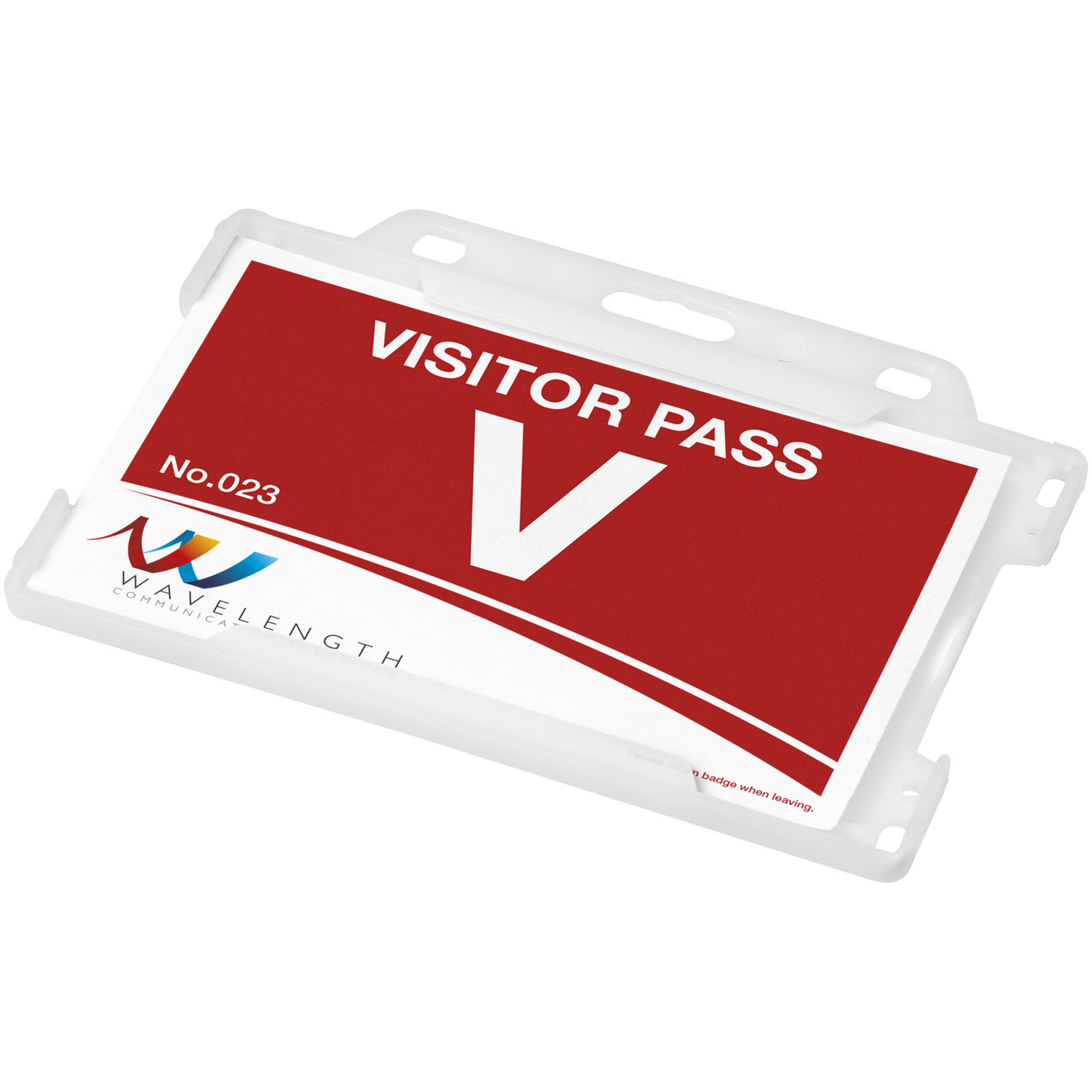 Eco-Friendly Recycled Plastic Card Holder - Ashford-in-the-Water