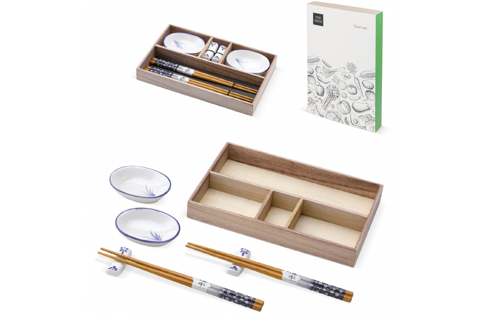 Two-Person Sushi Serving Set - Exhall