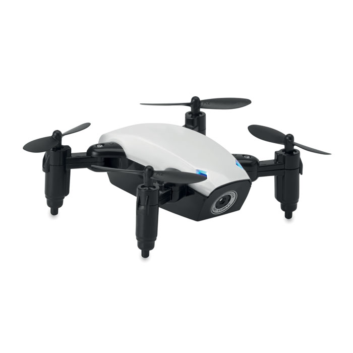 A Bampton drone equipped with a camera. It has the ability to fold and comes with WiFi connectivity. - Halsall