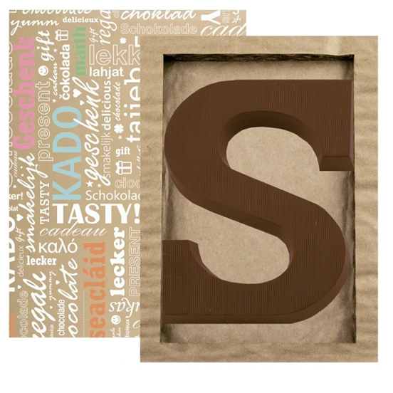 Sustainable Chocolate Letter S - Bournemouth