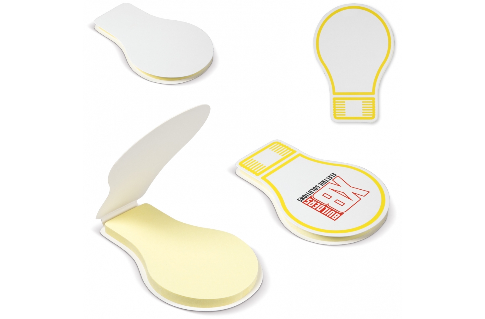 Adhesive Notes in Light Bulb Shape - Trottiscliffe