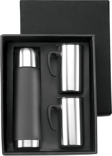 Deluxe Stainless Steel Thermos and Mug Set 500ml - Amersham 