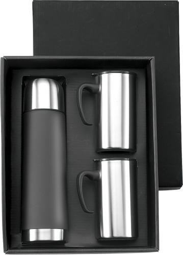 Deluxe Stainless Steel Thermos and Mug Set - Amersham