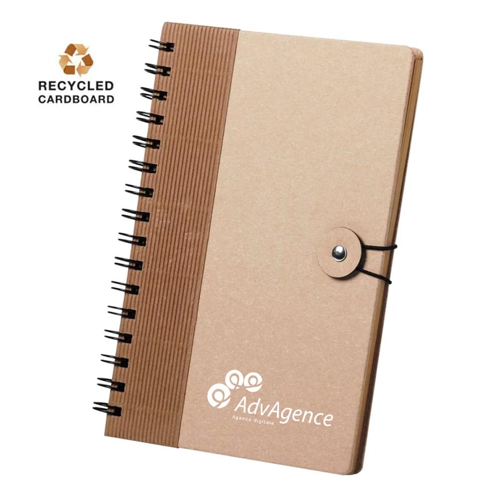 Eco-Friendly Recycled Cardboard Notebook - Blandford Forum