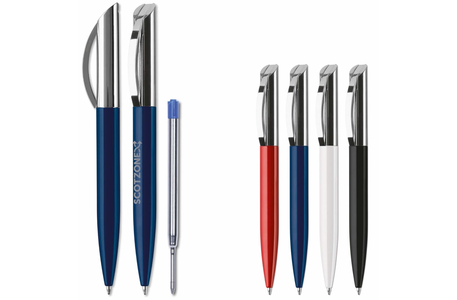 Toppoint Bow Aston - Twist Metallic Ball Pen - Higher Bebington