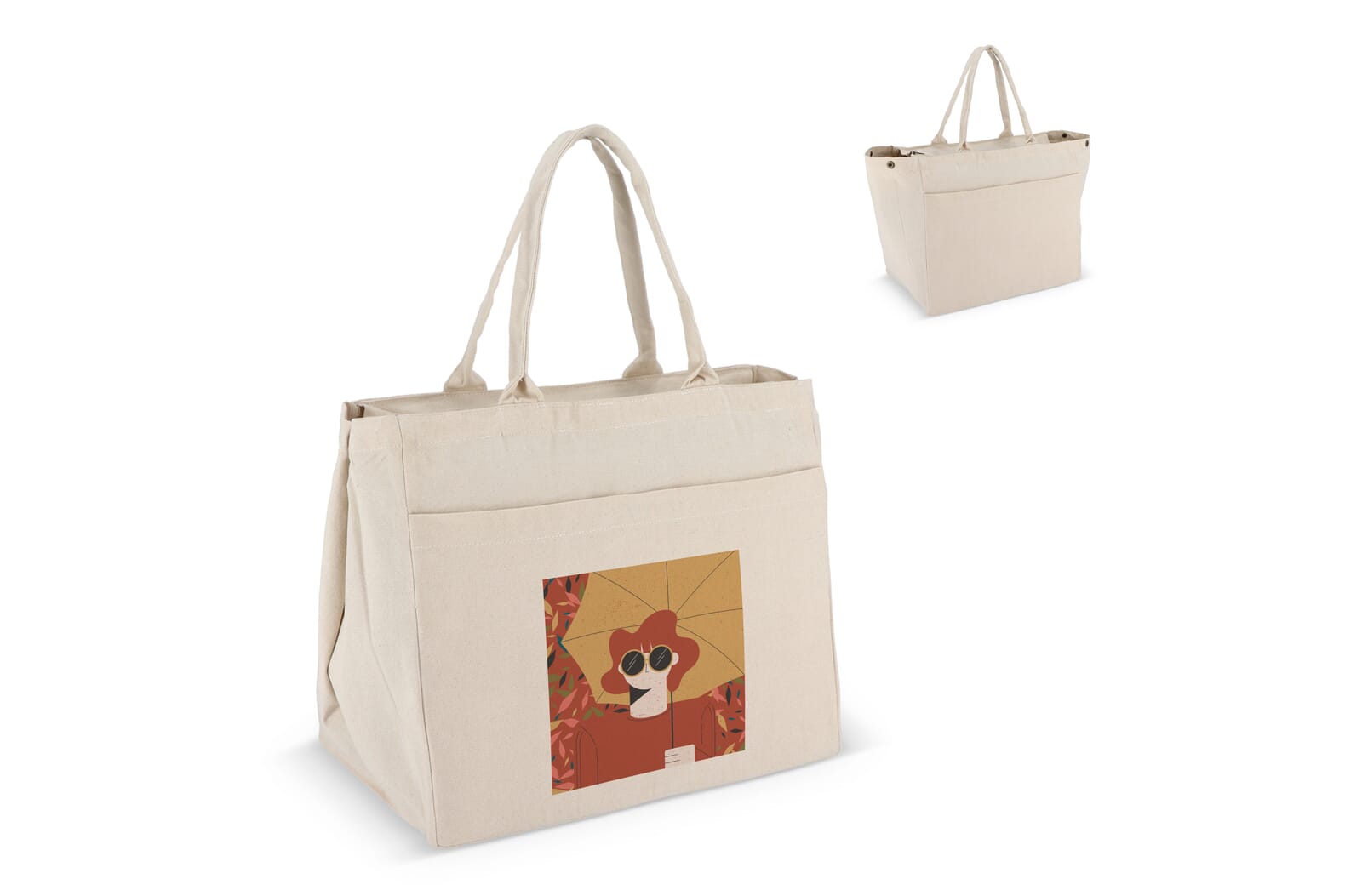 Eco Chic Cotton Zip Tote - Aldingbourne