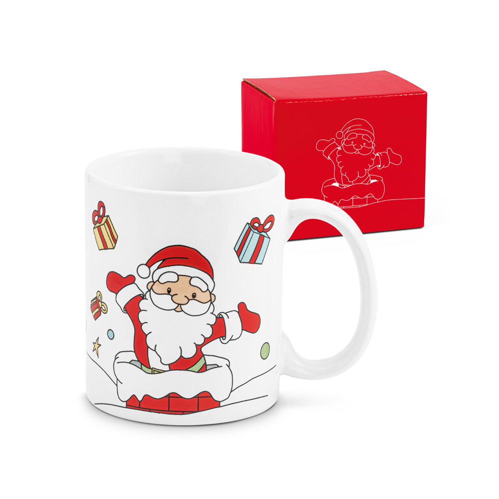 Christmas Ceramic Mug - Sawtry - Barton-on-Sea