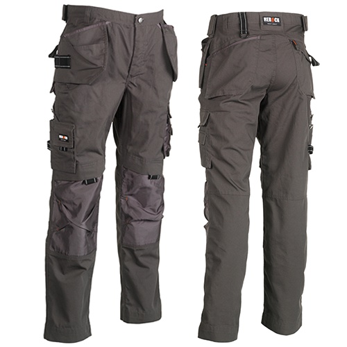 Work trousers with multiple pockets that are water-repellent - Scunthorpe