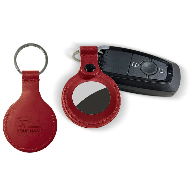 Leder-Airtag-Halter mit Schlüsselring - Oberkochen