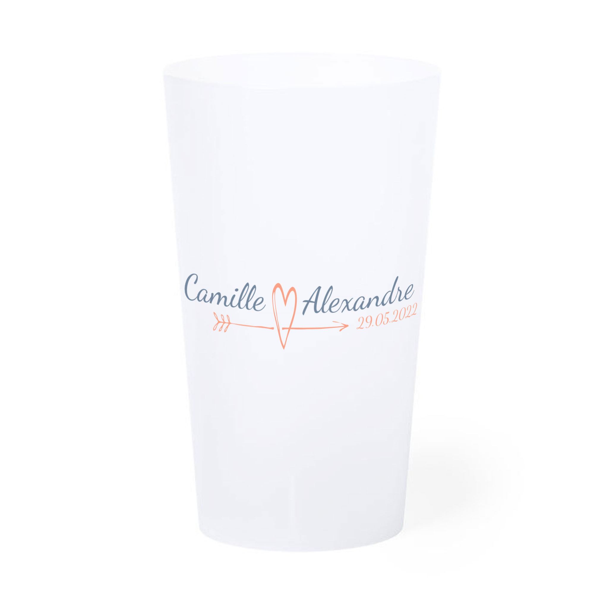 Personalized wedding goblet 33 cl - Romeo