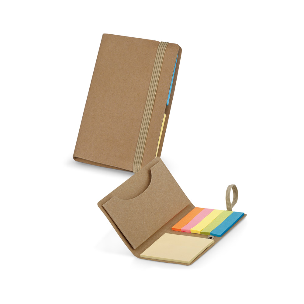 Brentor Colored Sticky Notebook with Card Compartment - Rochester