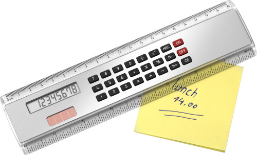 Heather ABS Ruler with Calculator - Carlton-le-Moorland