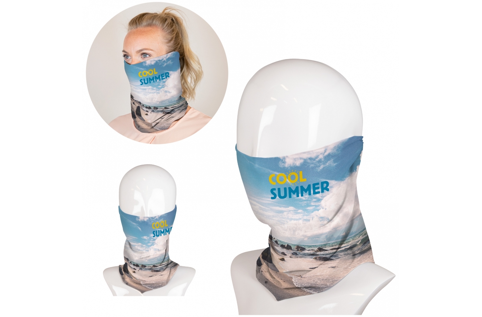 Multifunctional Printed Scarf - Oldham