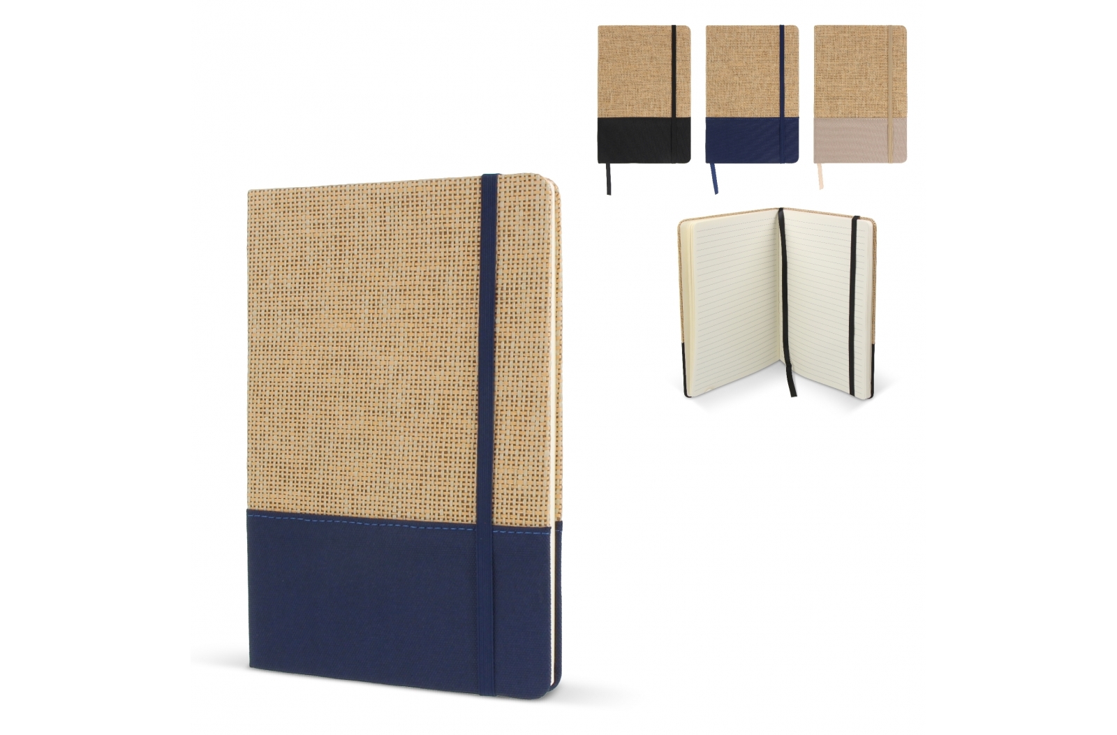 GRS Jute R-PET Notebook - St Peter Port