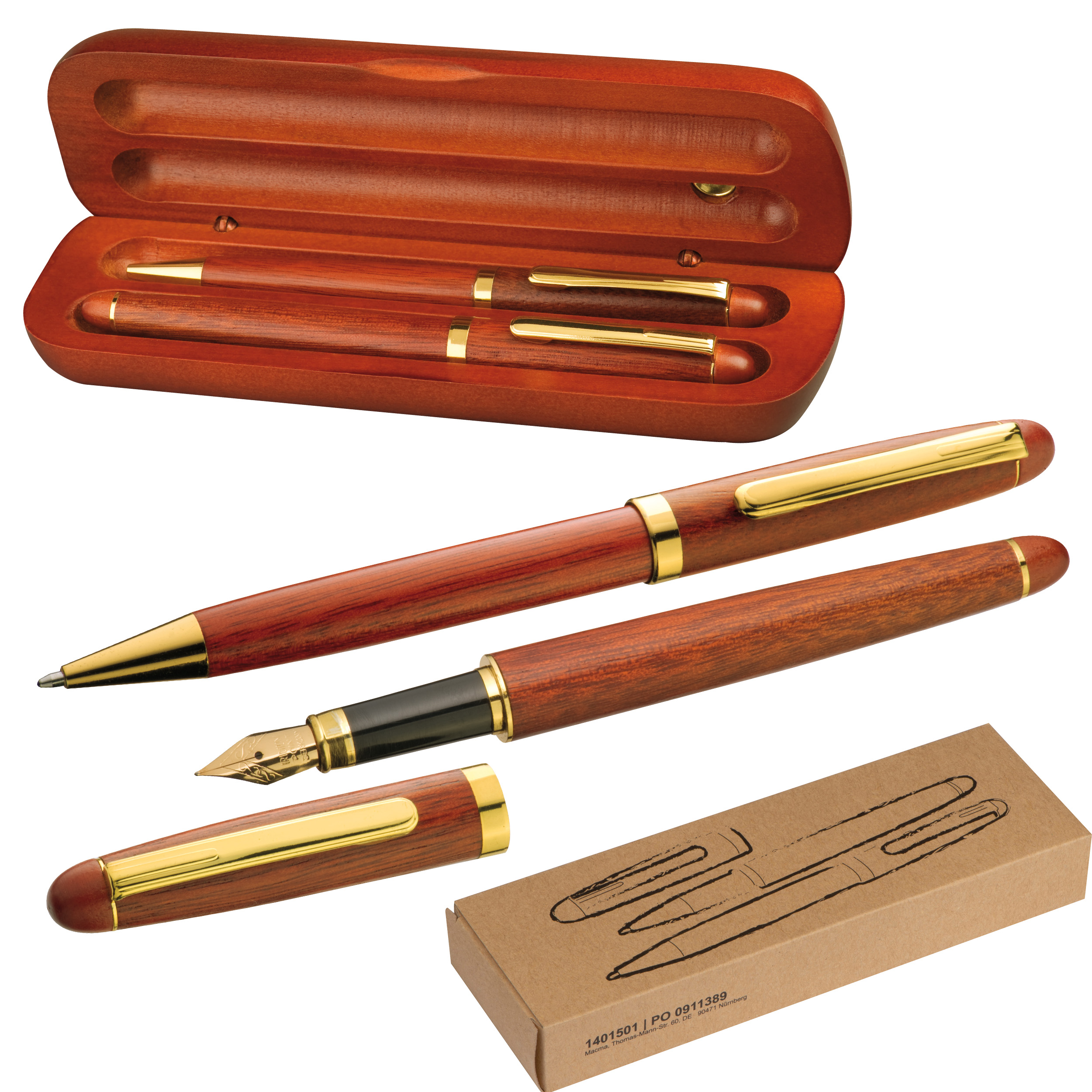 Wooden Writing Set - Brixton - Brough of Birsay