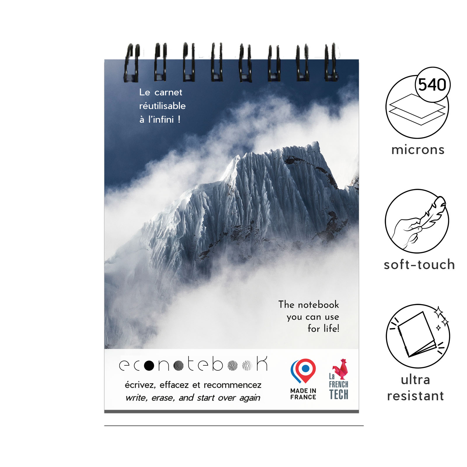 A6 EcoNotebook mit Premium-Cover - Breuberg
