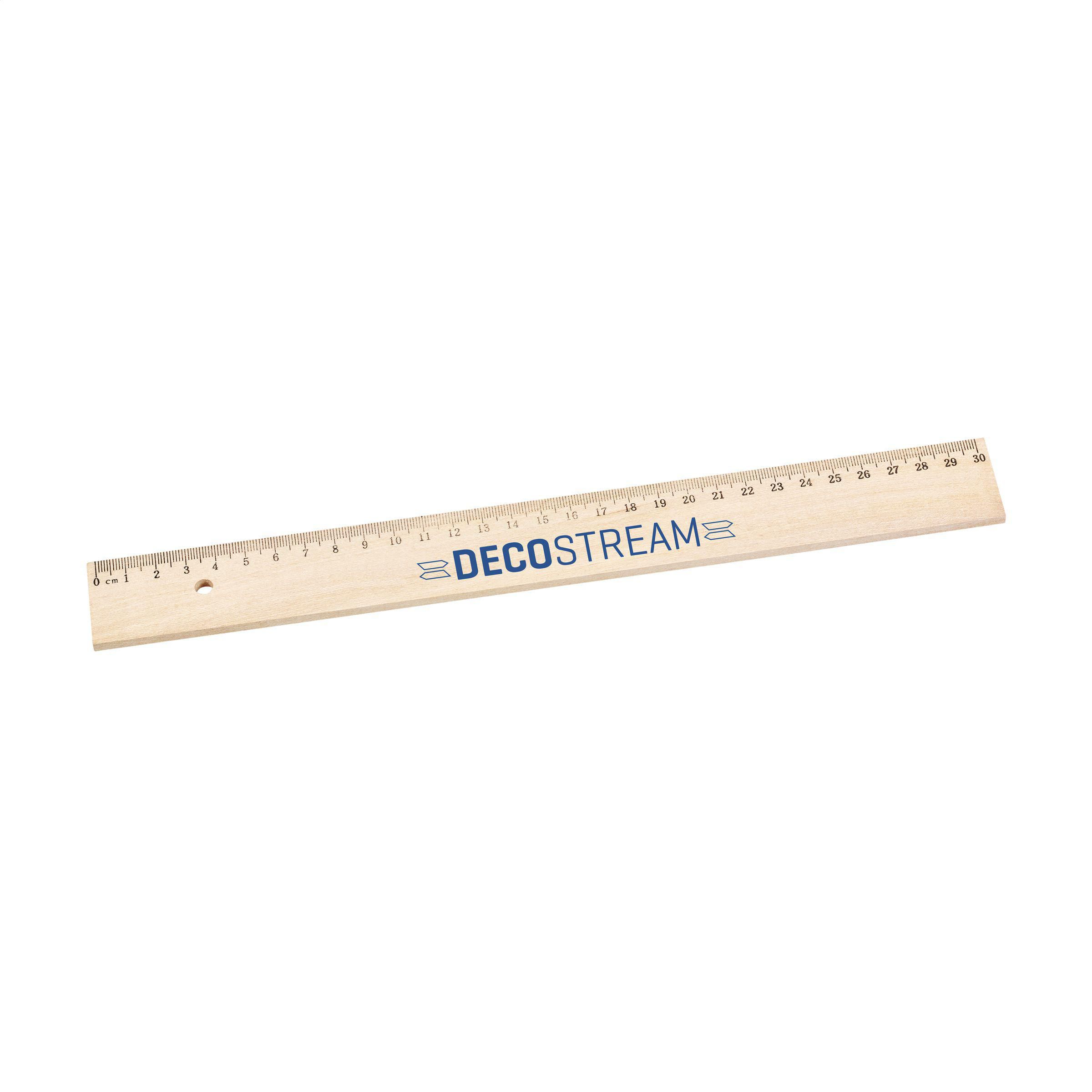 wooden ruler (30 cm)