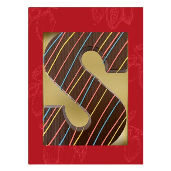 Luxury Chocolate Letter in Fun Colors - from Abbots Bromley - Barnstaple