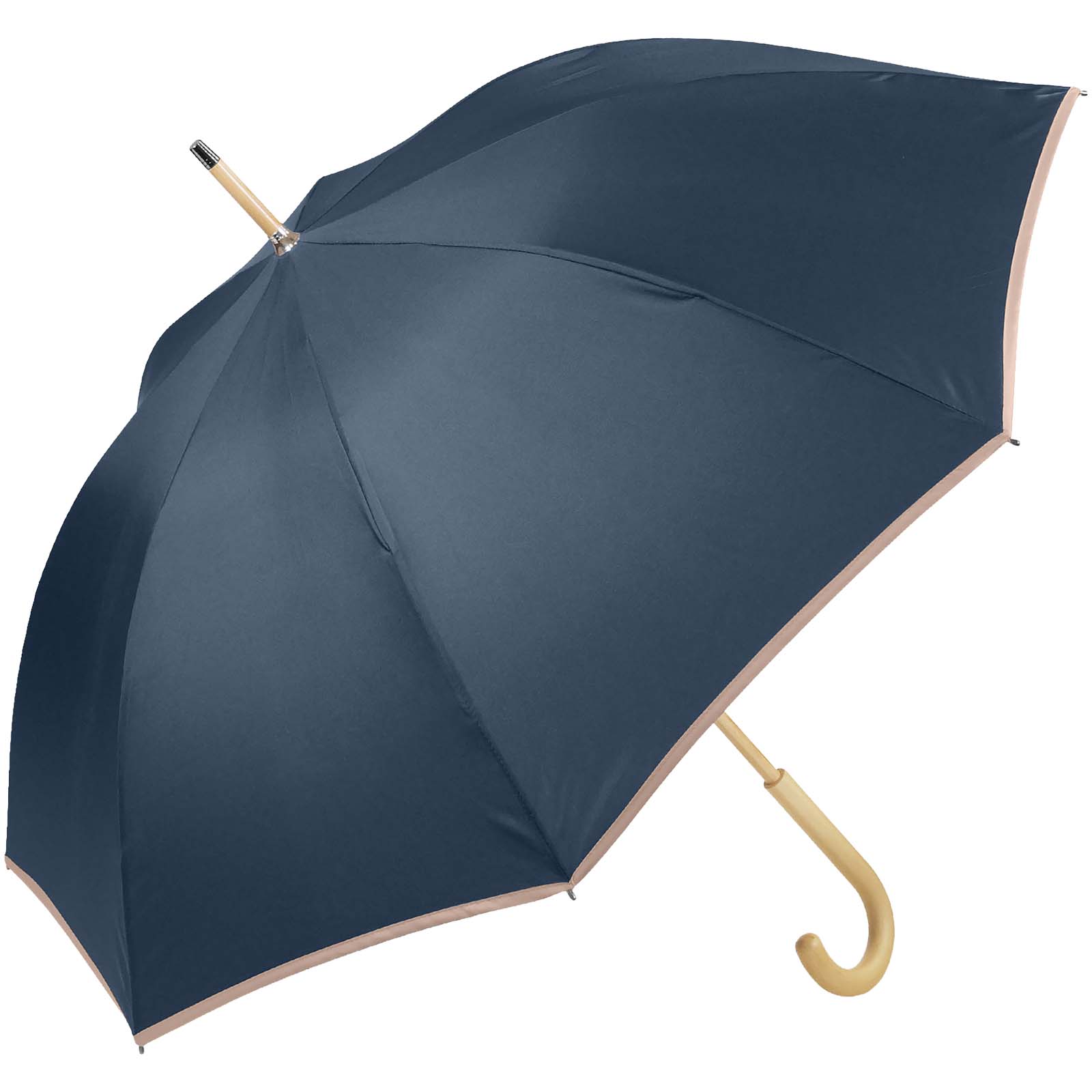 Citizen Green Leopold 24" automatic city umbrella with logo, recycled polyester printed with logo