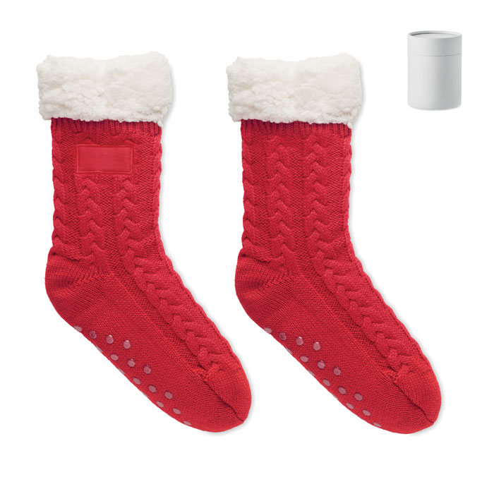 Cozy Cable Knit Slipper Socks - Liverpool - Oban