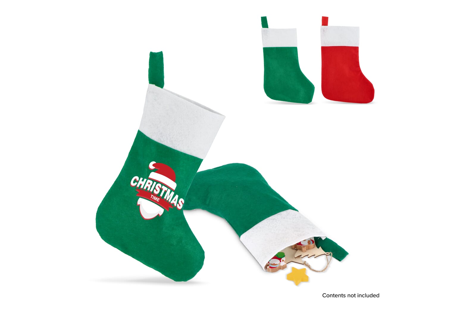 Weihnachtssocke aus Filz 43cm - Wittichenau