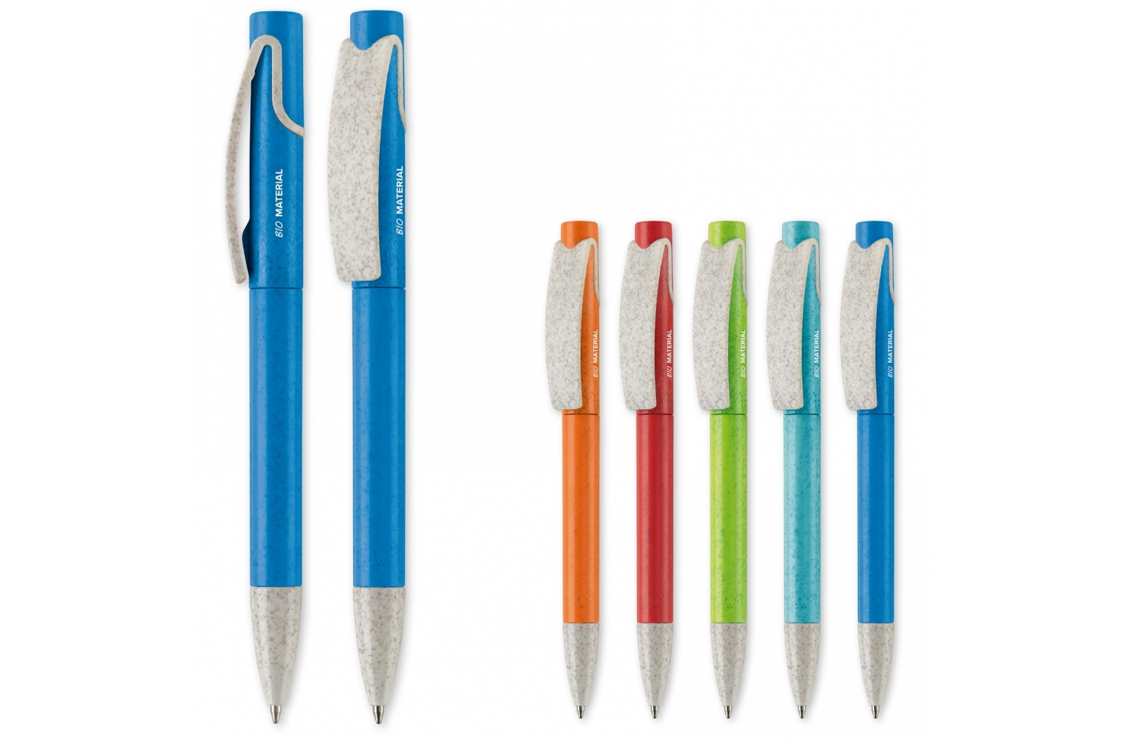 An elegantly designed ball pen made from wheat straw and ABS plastic - Drayton Bassett