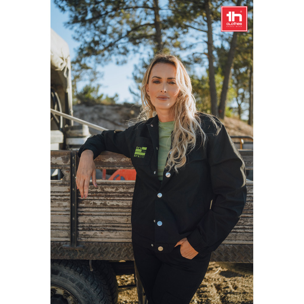 Snap Button Cotton Blend Jacket - Little Gaddesden - Allington