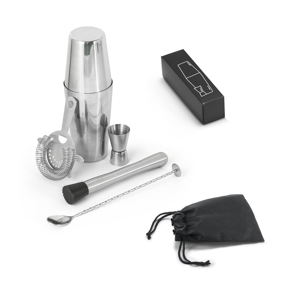 Stainless steel mixology set - Sherborne St John