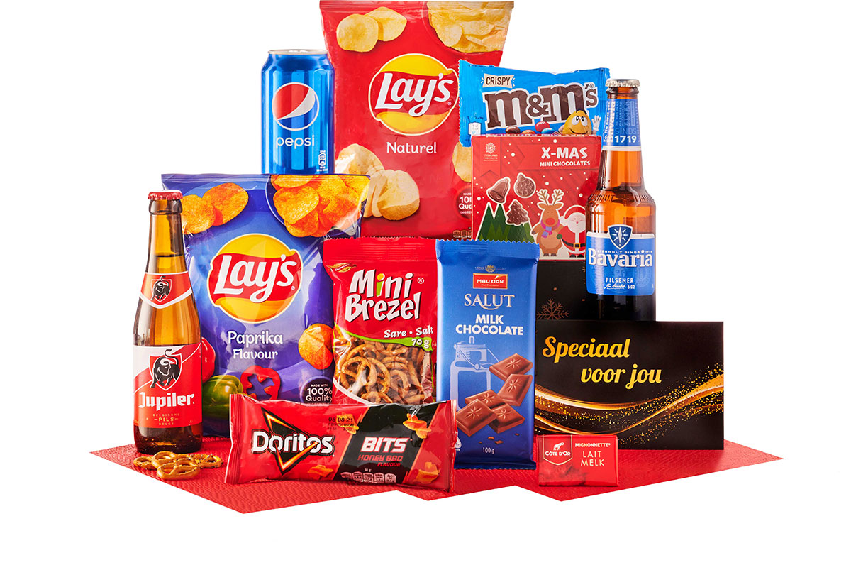 Bouchée" basket with 13 delicacies