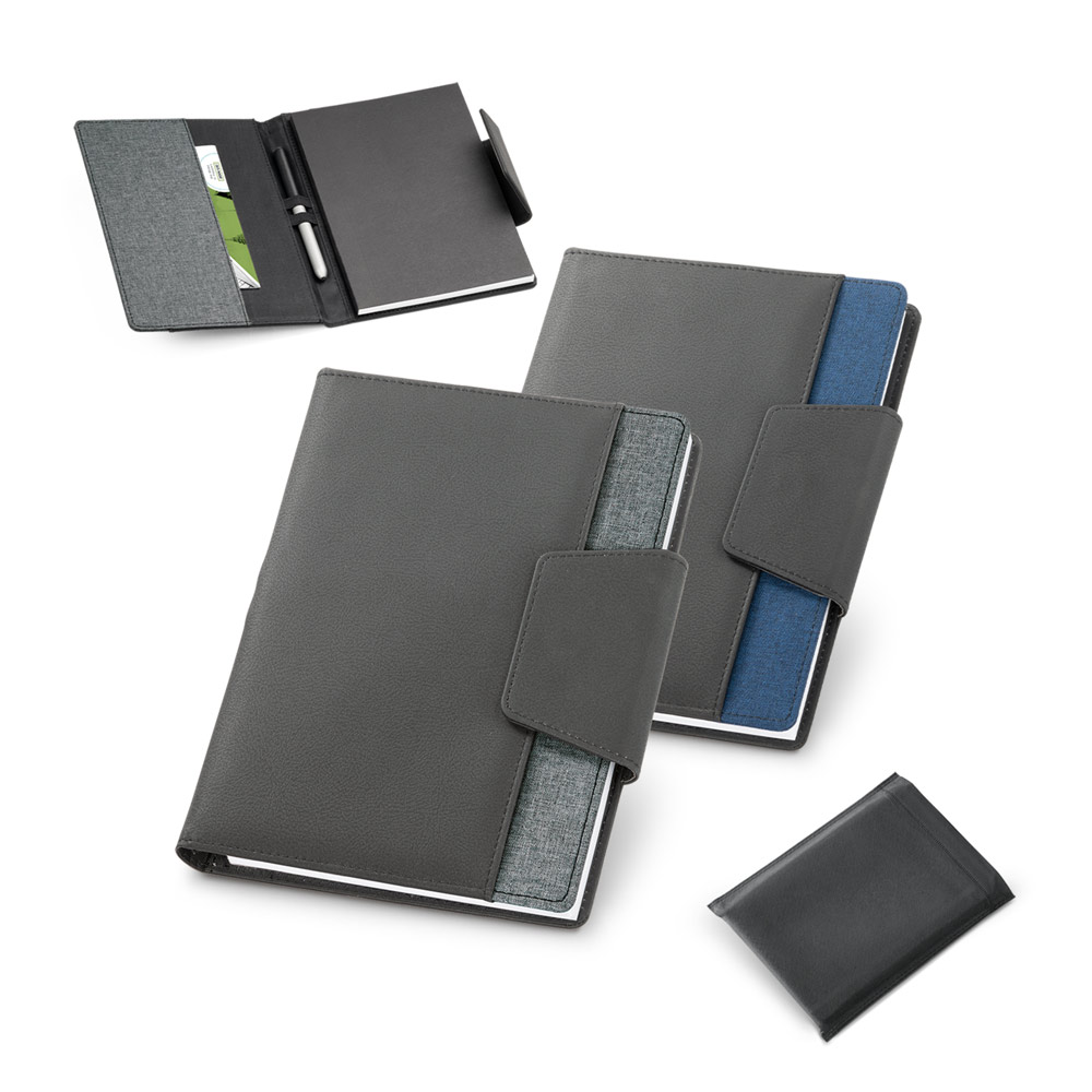 Checkendon - A Customizable Folder made of PU/Polyester with an A5 Notepad - Preston